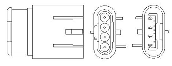 Magneti Marelli Lambdasonde [Hersteller-Nr. 466016355160] für Alfa Romeo, Fiat, Lancia