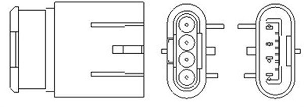 Magneti Marelli Lambdasonde [Hersteller-Nr. 466016355161] für Fiat, Lancia
