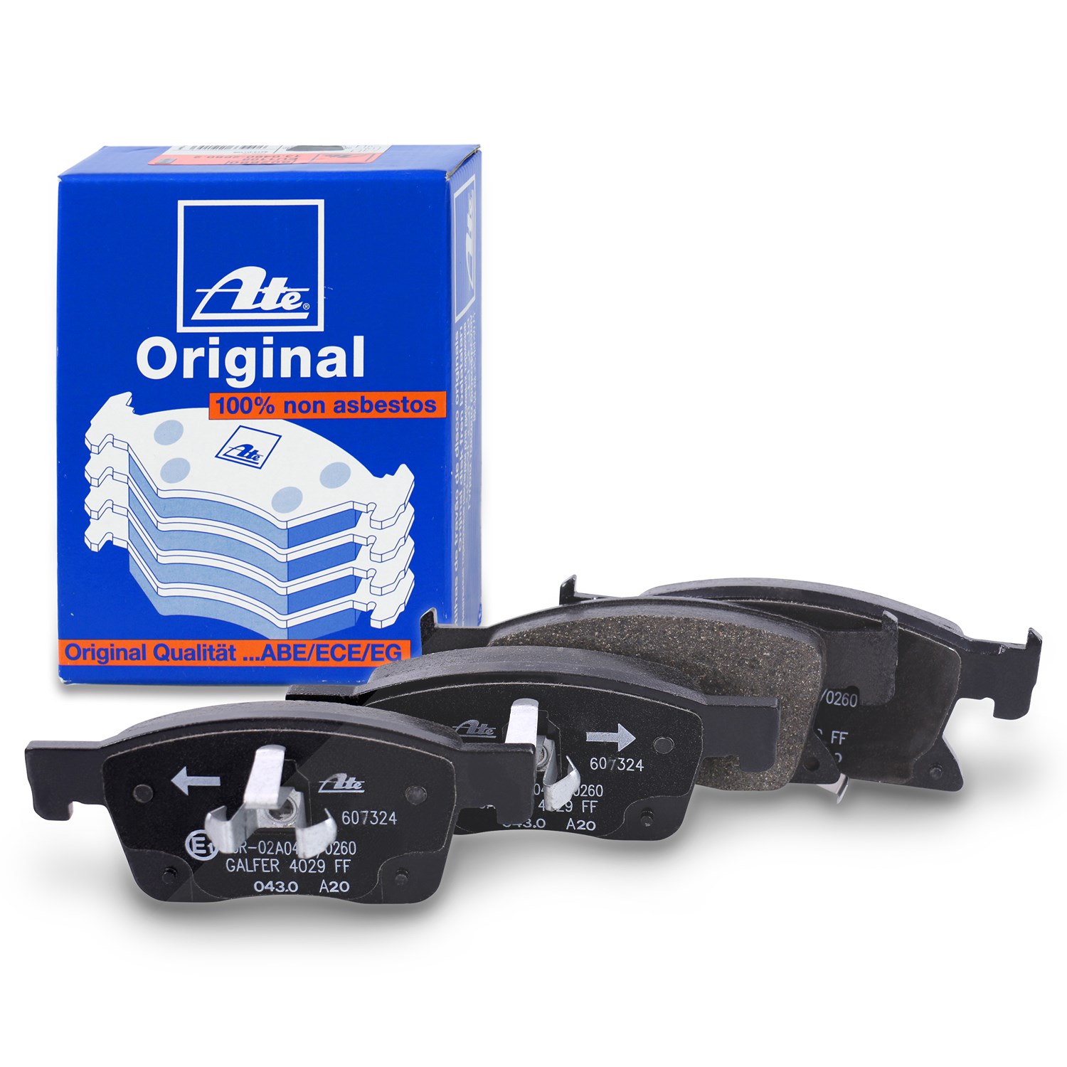 Ate Bremsbelagsatz vorne [Hersteller-Nr. 13.0460-7324.2] für Vauxhall, Opel