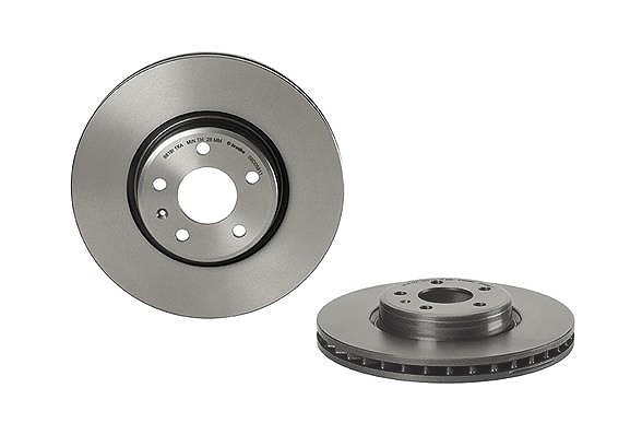 Brembo 1x Bremsscheibe Vorderachse Belüftet [Hersteller-Nr. 09.D058.11] für Audi, VW