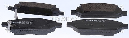 Triscan Bremsbelagsatz, Scheibenbremse [Hersteller-Nr. 811024052] für Vauxhall, Opel