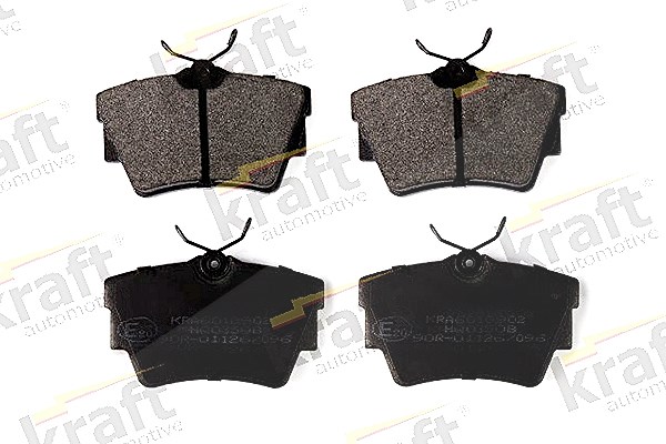Kraft Automotive Bremsbeläge hinten (Satz) [Hersteller-Nr. 6010902] für Nissan, Opel, Renault