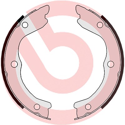Brembo Bremsbackensatz Feststellbremse [Hersteller-Nr. S56543] für Nissan