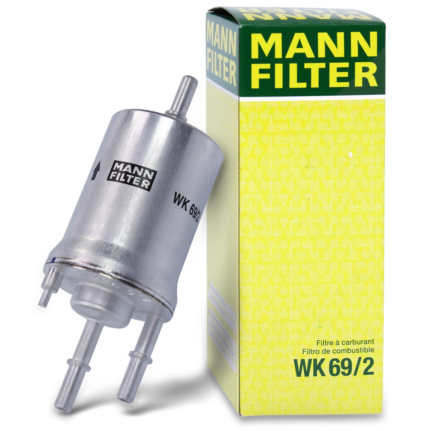 Mann-filter Kraftstofffilter [Hersteller-Nr. WK69/2] für Audi, Seat, Skoda, VW