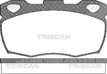 Triscan Bremsbelagsatz, Scheibenbremse [Hersteller-Nr. 811017003] für Land Rover