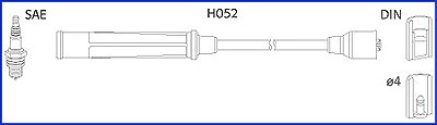 Hüco Zündleitungssatz [Hersteller-Nr. 134576] für Renault
