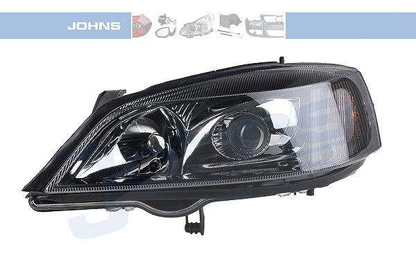 Johns Scheinwerfer D2S/H7 Xenon schwarz [Hersteller-Nr. 550809-92] für Opel