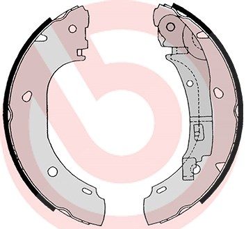 Brembo Bremsbackensatz [Hersteller-Nr. S23525] für Fiat, Peugeot, Citroën
