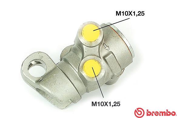 Brembo Bremskraftregler [Hersteller-Nr. RA6001] für Lada, Zastava, Abarth, Lancia, Alfa Romeo, Fiat, Seat, Autobianchi, Iveco, VW