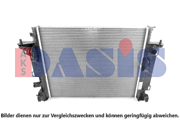 Aks Dasis Kühler, Motorkühlung [Hersteller-Nr. 120125N] für Smart, Renault