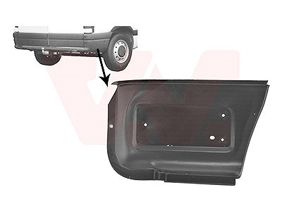 Van Wezel Seitenwand [Hersteller-Nr. 4387134] für Renault, Nissan, Opel