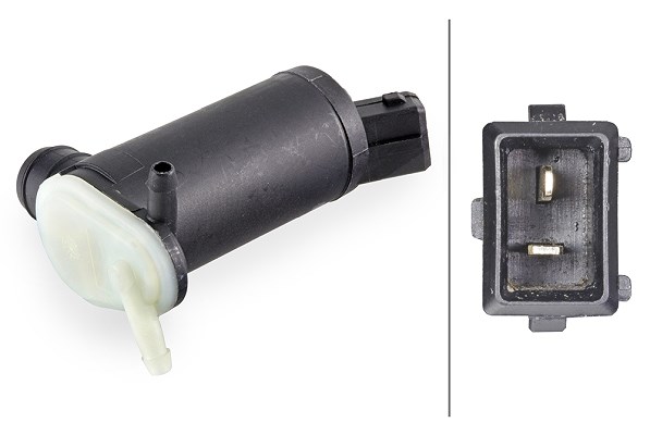 Hella Waschwasserpumpe, Scheibenreinigung [Hersteller-Nr. 8TW006847-001] für Ford, Mazda