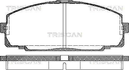 Triscan Bremsbelagsatz, Scheibenbremse [Hersteller-Nr. 811013016] für Toyota