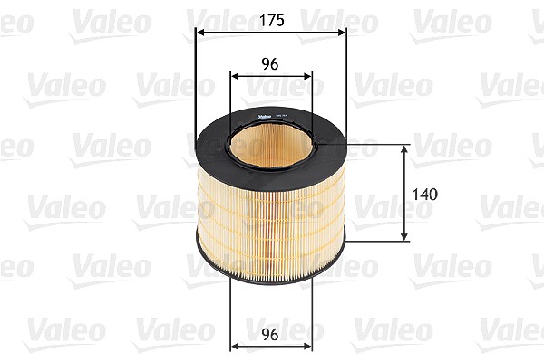 Valeo Luftfilter [Hersteller-Nr. 585714] für Saab