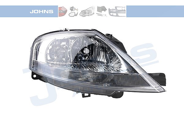 Johns Scheinwerfer H7/H1 mit Stellmotor für LWR [Hersteller-Nr. 230710] für Citroën