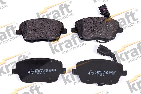 Kraft Automotive Bremsbelagsatz, Scheibenbremse [Hersteller-Nr. 6006565] für Seat, VW, Skoda