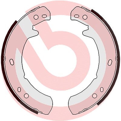 Brembo Bremsbackensatz, Feststellbremse [Hersteller-Nr. S44507] für Land Rover