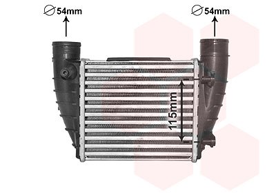 Van Wezel Ladeluftkühler [Hersteller-Nr. 03004364] für Seat, Audi