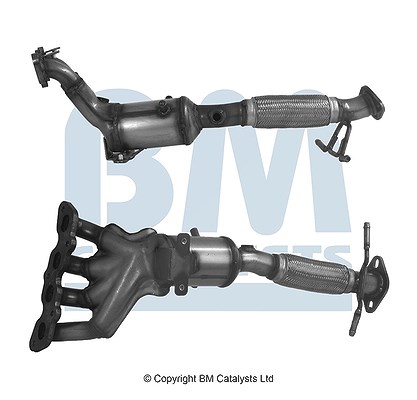 Bm Catalysts Katalysator mit Anbauteilen [Hersteller-Nr. BM91275H] für Volvo, Ford