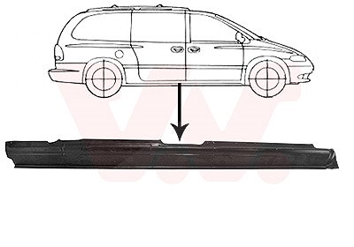 Van Wezel Einstiegblech [Hersteller-Nr. 0732104] für Chrysler
