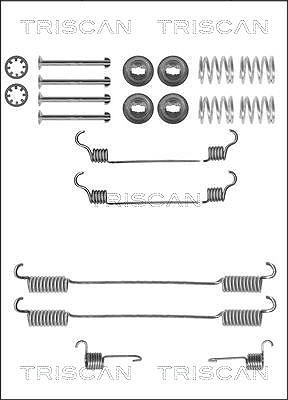Triscan Zubehörsatz, Bremsbacken [Hersteller-Nr. 8105102572] für Peugeot, Lancia, Citroën, Fiat
