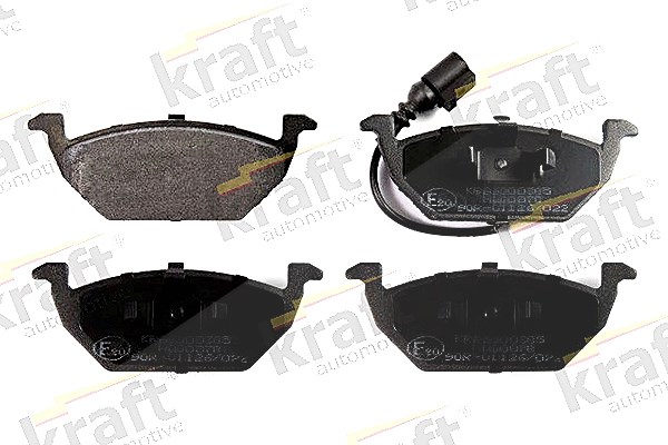 Kraft Automotive Bremsbelagsatz, Scheibenbremse [Hersteller-Nr. 6000385] für Audi, Skoda, Seat, VW
