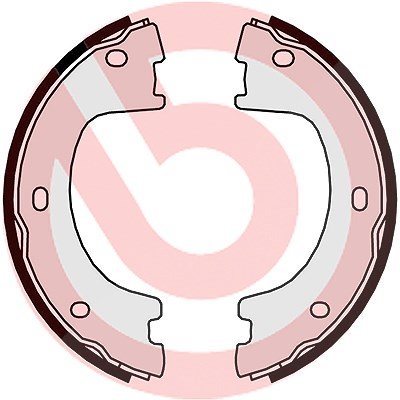 Brembo Bremsbackensatz, Feststellbremse [Hersteller-Nr. S50521] für Mercedes-Benz, VW