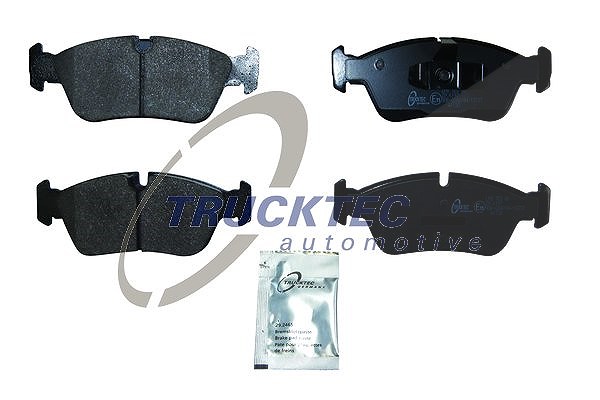 Trucktec Automotive Bremsbelagsatz, Scheibenbremse [Hersteller-Nr. 08.35.047] für BMW