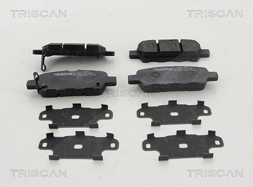 Triscan Bremsbelagsatz, Scheibenbremse [Hersteller-Nr. 811014059] für Nissan, Suzuki, Infiniti