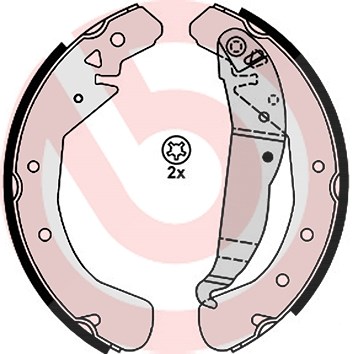 Brembo Bremsbackensatz [Hersteller-Nr. S59525] für Opel, Vauxhall