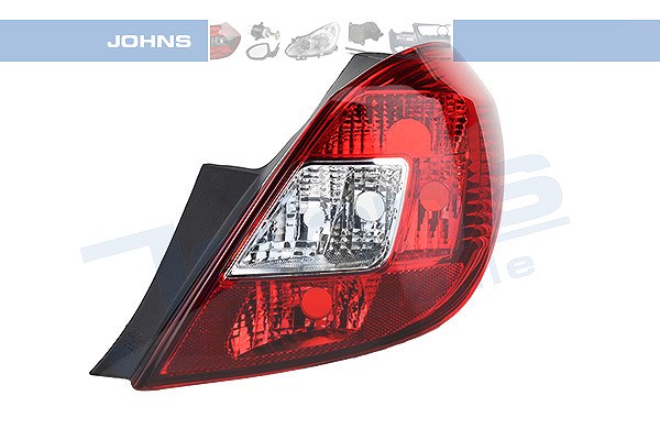 Johns Heckleuchte, Blinker weiß, ohne Lampenträger [Hersteller-Nr. 555788-15] für Opel