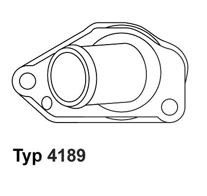 Wahler Thermostat, Kühlmittel [Hersteller-Nr. 4189.87D] für Chevrolet, Vauxhall, Opel, Daewoo