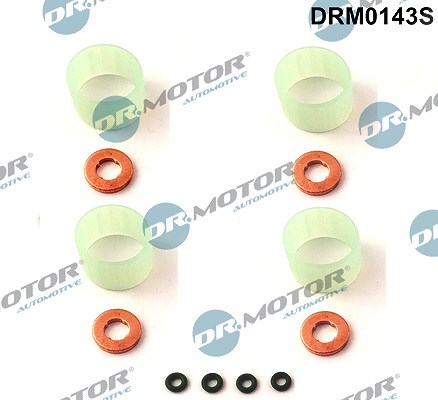 Dr.motor Automotive Dichtungssatz, Einspritzdüse [Hersteller-Nr. DRM0143S] für Ford, Mazda, Citroën, Volvo, Ds, Peugeot