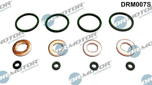 Dr.motor Automotive Dichtungssatz, Einspritzdüse [Hersteller-Nr. DRM007S] für Audi, Skoda, Seat, VW