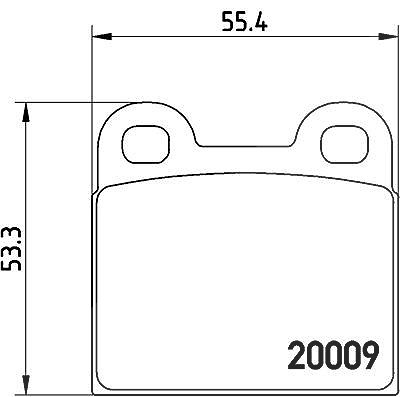 Für BREMBO P 06 001 Brake Pad Set, disc brake P 06 001 Brake pads set front/rea - Bild 7