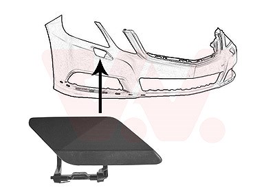 Van Wezel Blende, Stoßfänger [Hersteller-Nr. 3044484] für Mercedes-Benz