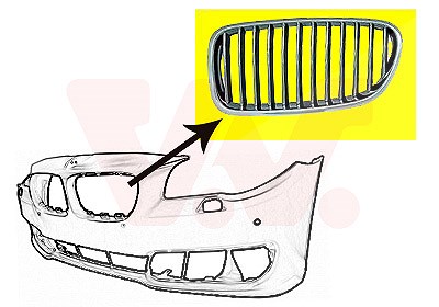 Van Wezel Kühlergitter [Hersteller-Nr. 0619511] für BMW