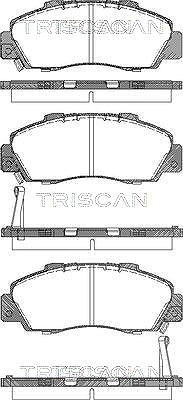 Triscan Bremsbelagsatz, Scheibenbremse [Hersteller-Nr. 811017009] für Rover, Honda, Acura