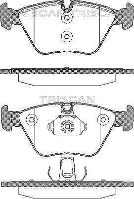 Triscan Bremsbelagsatz, Scheibenbremse [Hersteller-Nr. 811011015] für BMW, Mg