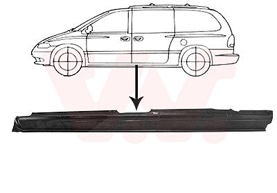 Van Wezel Einstiegblech [Hersteller-Nr. 0732103] für Chrysler