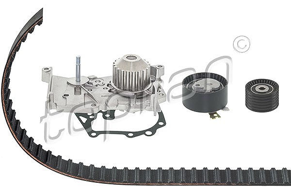 Topran Wasserpumpe + Zahnriemensatz [Hersteller-Nr. 700678] für Nissan, Renault, Dacia