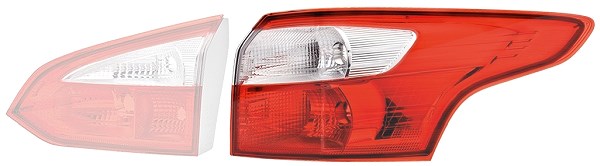 Hella Heckleuchte [Hersteller-Nr. 2VA354995-121] für Ford