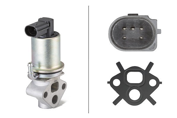 Hella AGR-Ventil [Hersteller-Nr. 6NU010171-371] für Audi, VW, Seat, Skoda