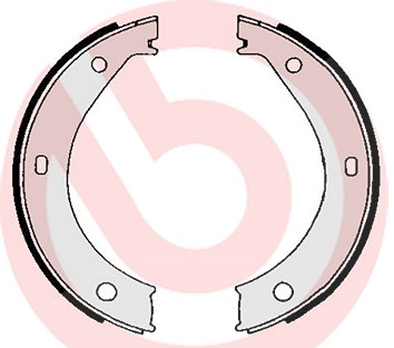Brembo Bremsbackensatz, Feststellbremse [Hersteller-Nr. S06503] für BMW, Wiesmann, Alpina