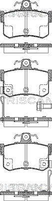 Triscan Bremsbelagsatz, Scheibenbremse [Hersteller-Nr. 811017011] für Mg, Rover