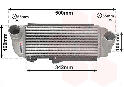Van Wezel Ladeluftkühler [Hersteller-Nr. 82014707] für Hyundai, Kia