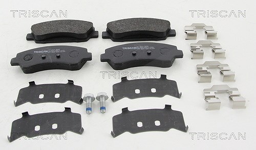 Triscan Bremsbelagsatz, Scheibenbremse [Hersteller-Nr. 811028058] für Citroën, Peugeot