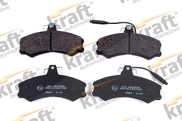 Kraft Automotive Bremsbelagsatz, Scheibenbremse [Hersteller-Nr. 6003080] für Peugeot, Fiat, Citroën