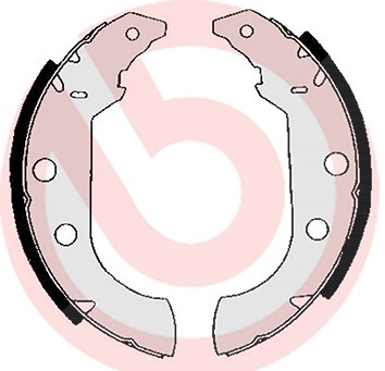 Brembo Bremsbackensatz [Hersteller-Nr. S61517] für Peugeot, Citroën