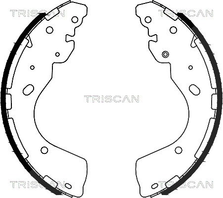 Triscan Bremsbackensatz [Hersteller-Nr. 810014012] für Nissan, Renault, Ford